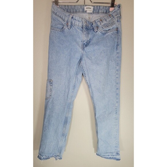 Weekday “Modulate Deconstructed Jeans” — light wash blue, 100% cotton - Picture 6 of 10